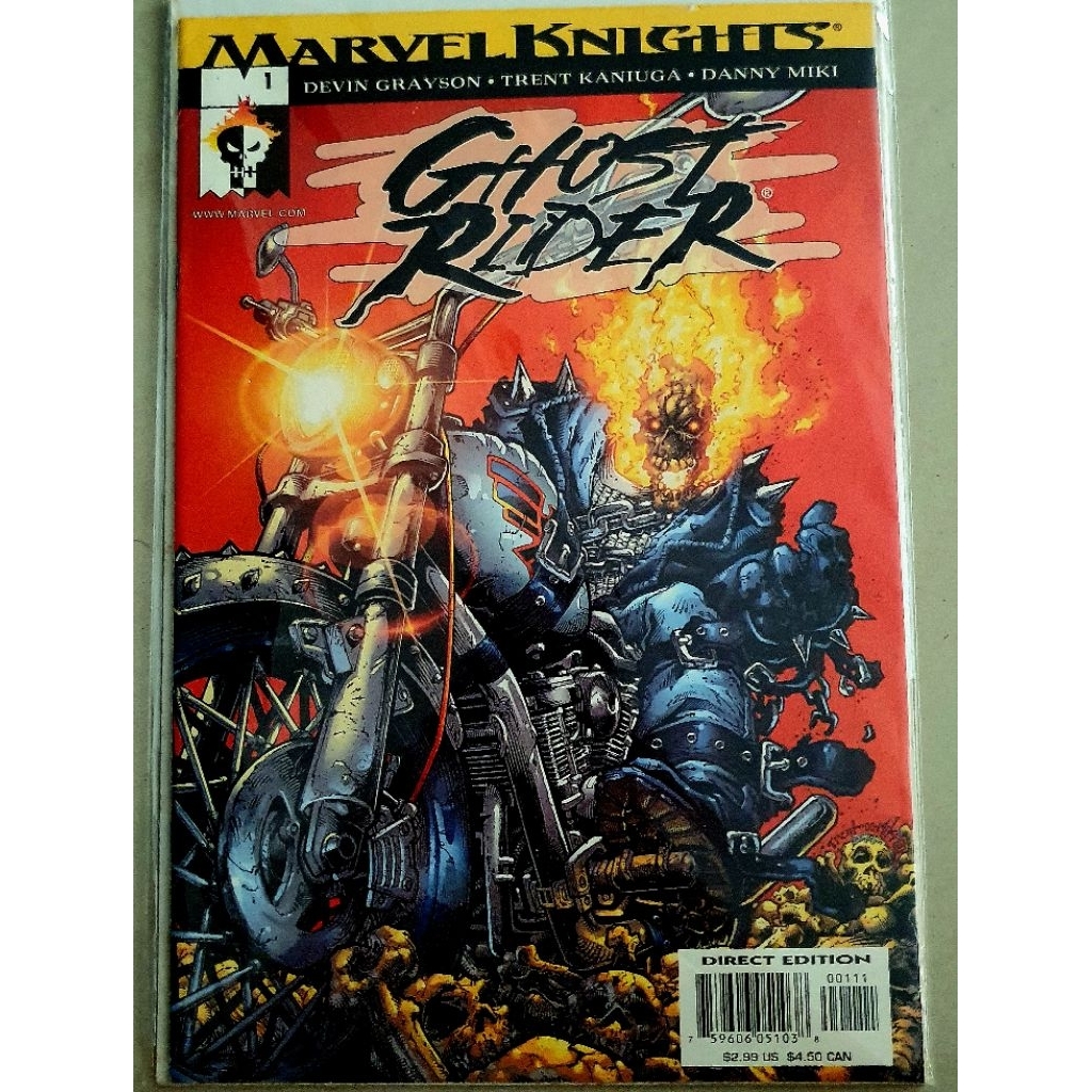 Komik Marvel Ghost rider #1 Marvel Knights, Return of Johnny Blaze