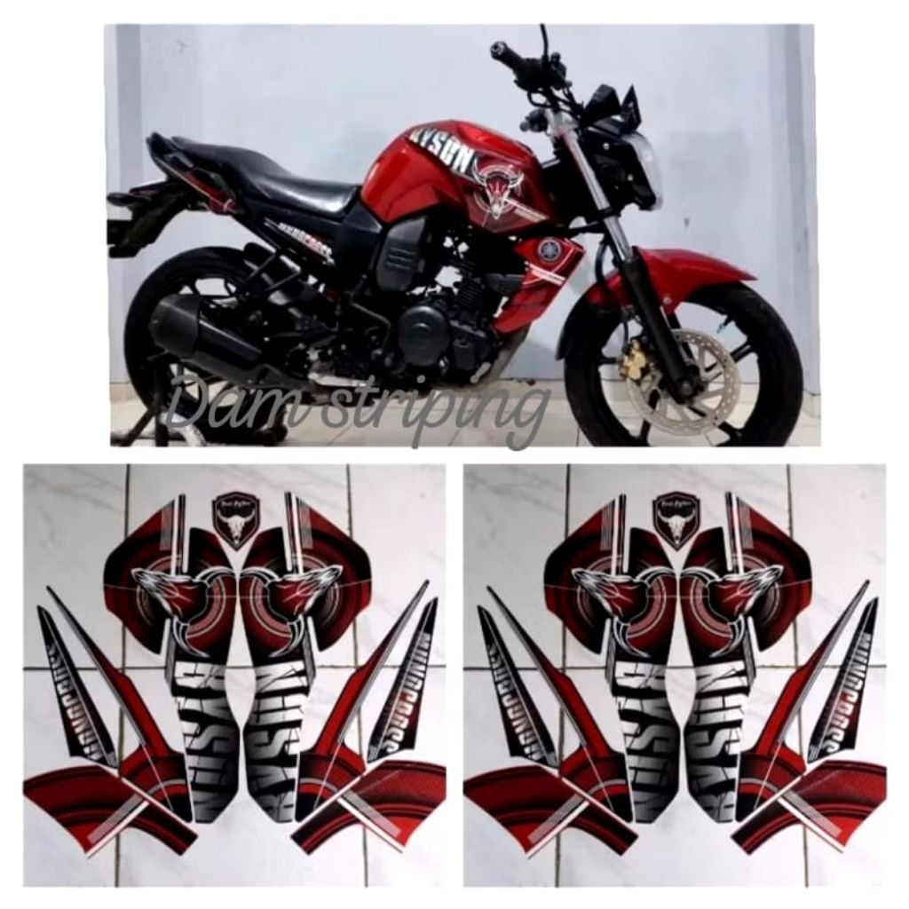 stiker striping list body motor Byson 2013,full body