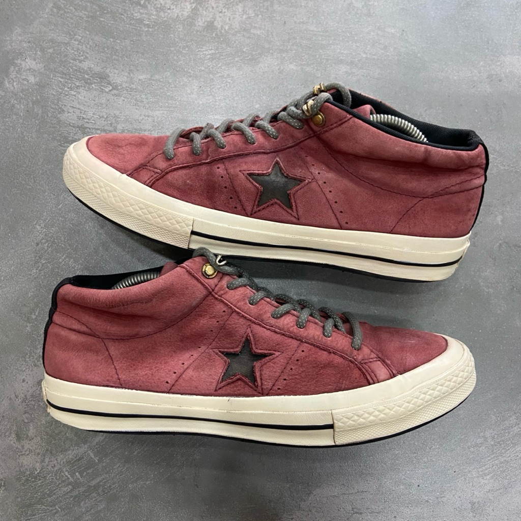 [Size 43] Rare Converse One Star Counter Climate Leather Red 2019 (162549C) Second Original Good Con