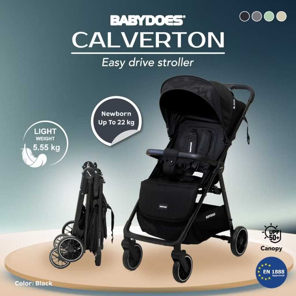 Stroller Babydoes Calverton | Stroller Cabin size | Stroller Lipatan Kecil | Kereta Dorong Bayi