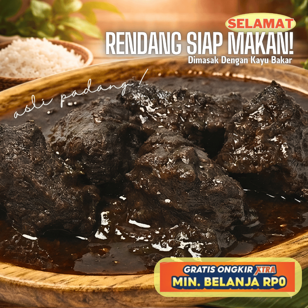 Rendang Daging Sapi Selamat Padang