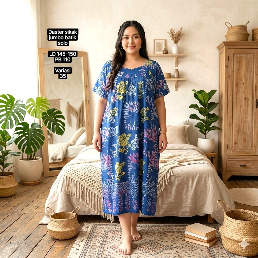 Daster Sikak BL Jumbo Batik Solo