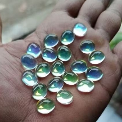 Grosir batu akik 1 kodi (20pcs) kalimaya india pelangi
