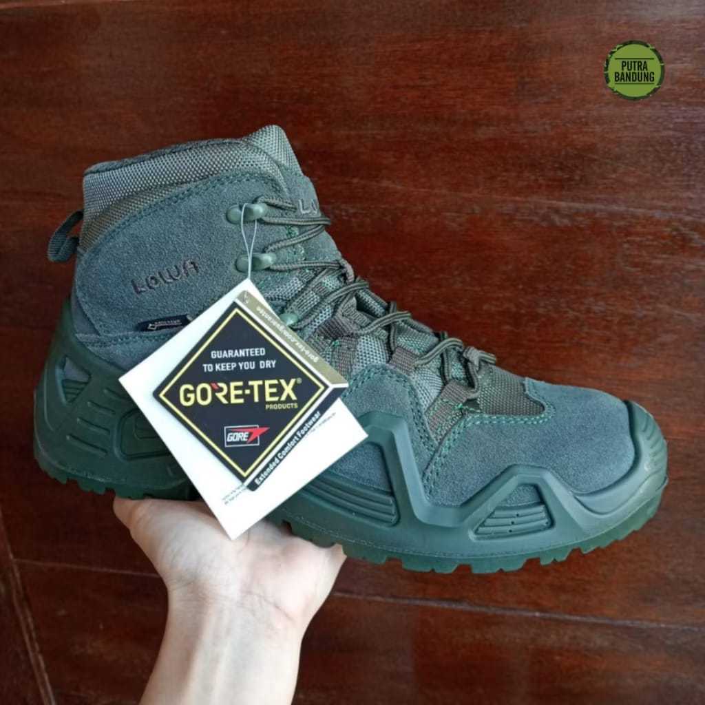 Sepatu Tactical Outdoor Lowa 6 Inch hijau green