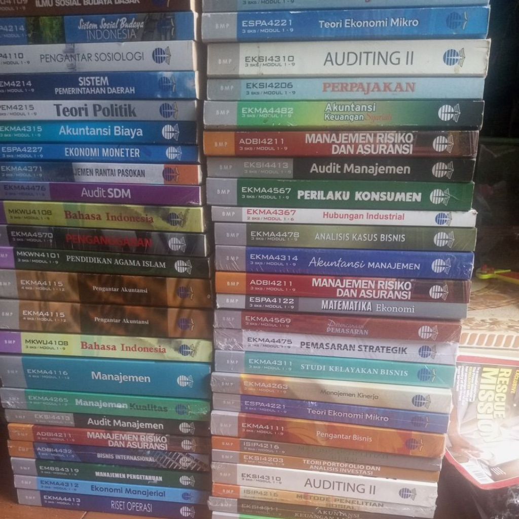 buku-buku UNIVERSITAS TERBUKA