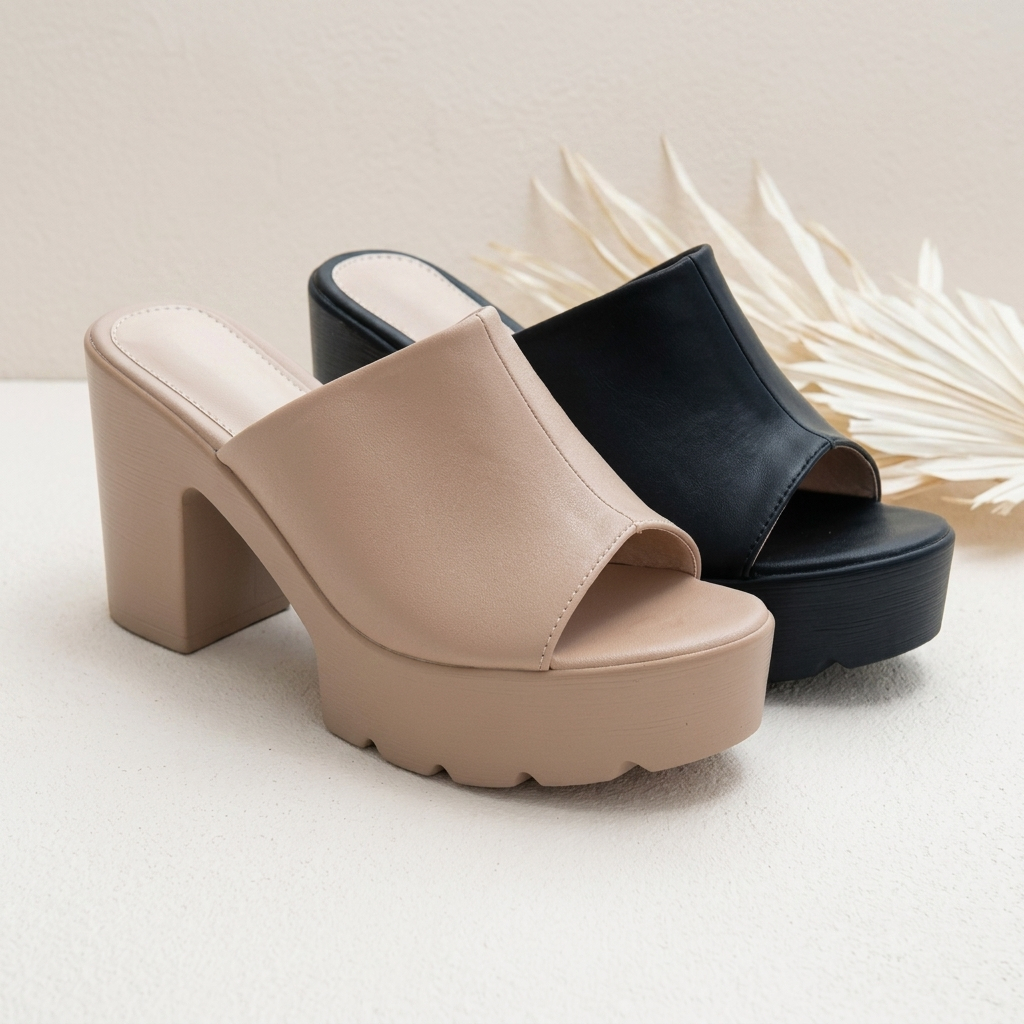 Sandal Wedges Wanita High Heels Platform Hak 10 Cm S570