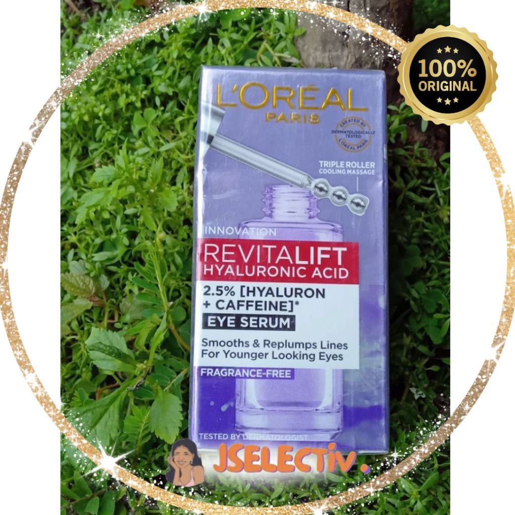 L'OREAL PARIS EYE SERUM - LENGKAP // JSELECTIV X JHON KOSMETIK // SERUM MATA LOREAL - ORI️ BPOM COD