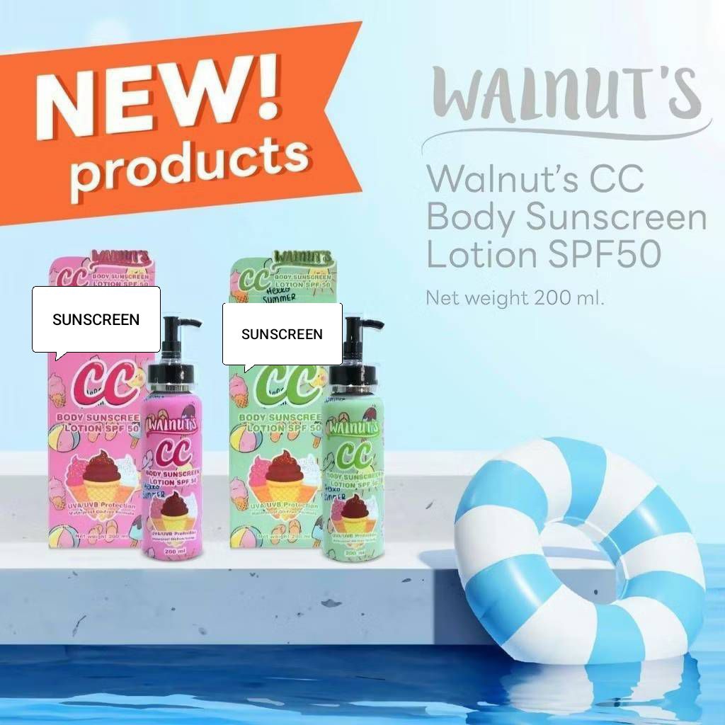 Walnuts CC Sunscreen Ori BKK 200ML