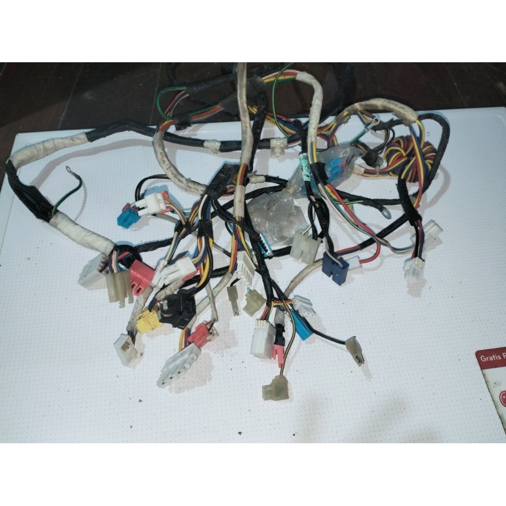 kabel set mesin cuci LG front loading 12 kg 13 kg copotan