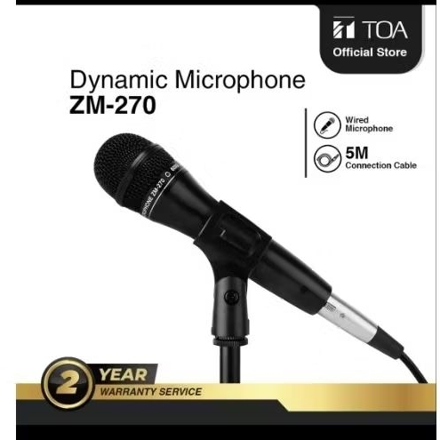 Mic kabel Toa Zm 270 original TOA microphone toa