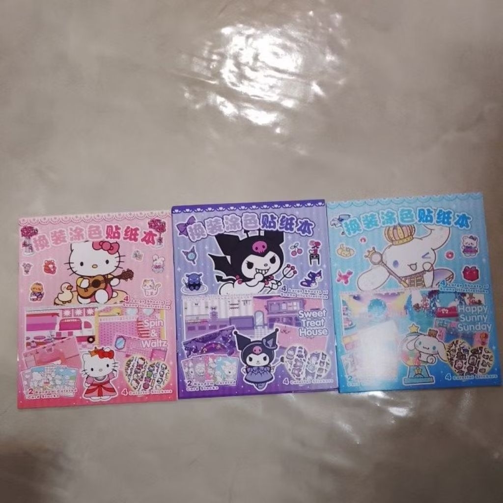 dress-up sticker coloring book