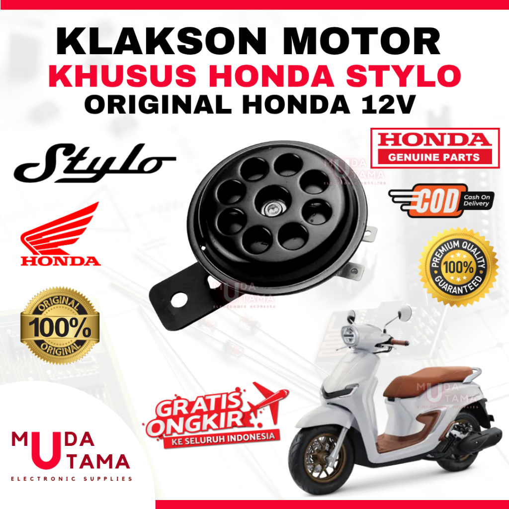 Klakson HONDA STYLO - ORIGINAL HONDA | Klakson Motor HONDA STYLO | Klakson STYLO Original | Klakson 