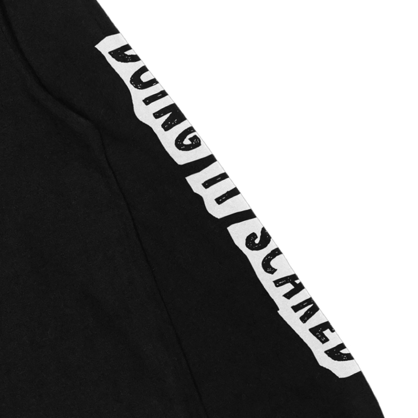 Troy Company Kaos Pria Lengan Panjang Hitam - Scared Longsleeve Tshirt Black LSD 3200