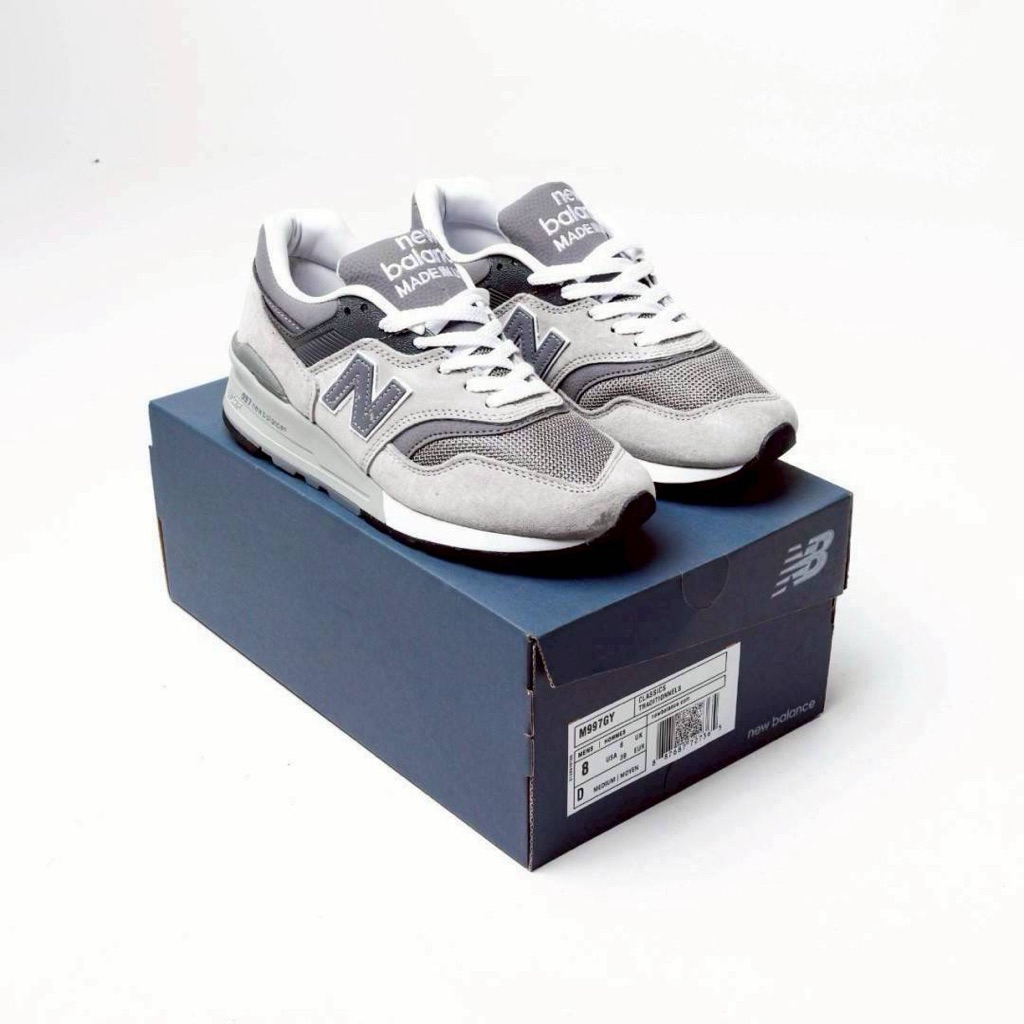 ( BDGSNKRS ) Sepatu New Balance M997GY Grey