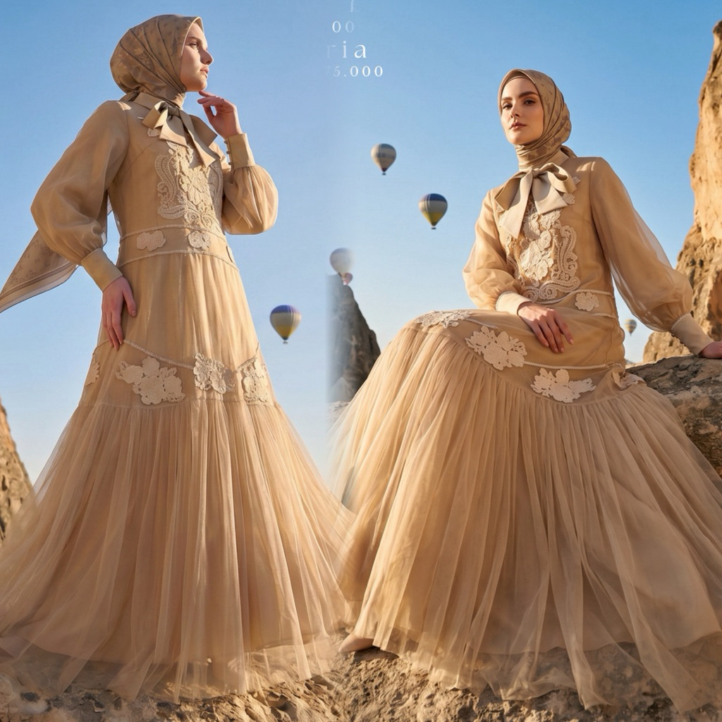 MOTIF HAWA GAMIS DRESS ASTERIA ORI BY MOTIF HAWA
