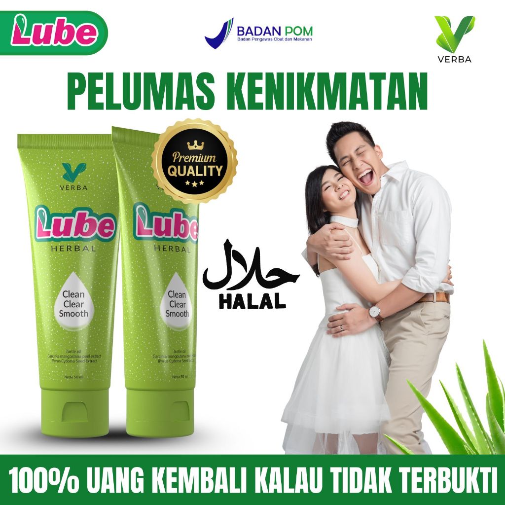 Verba LUVE PelumasHerbal Alami, Sensasi Maksimal Minyak Pijat Anti Nyeri 50ml