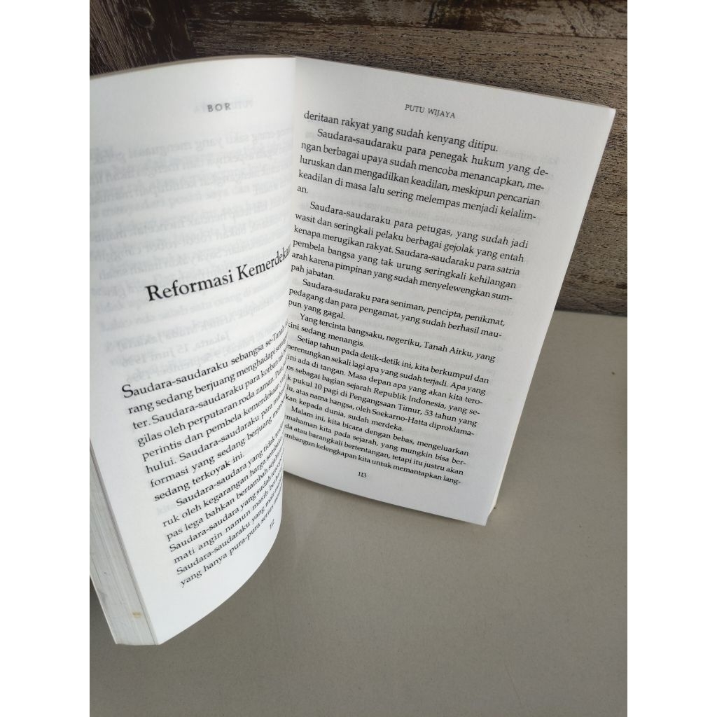 buku bor putu wijaya
