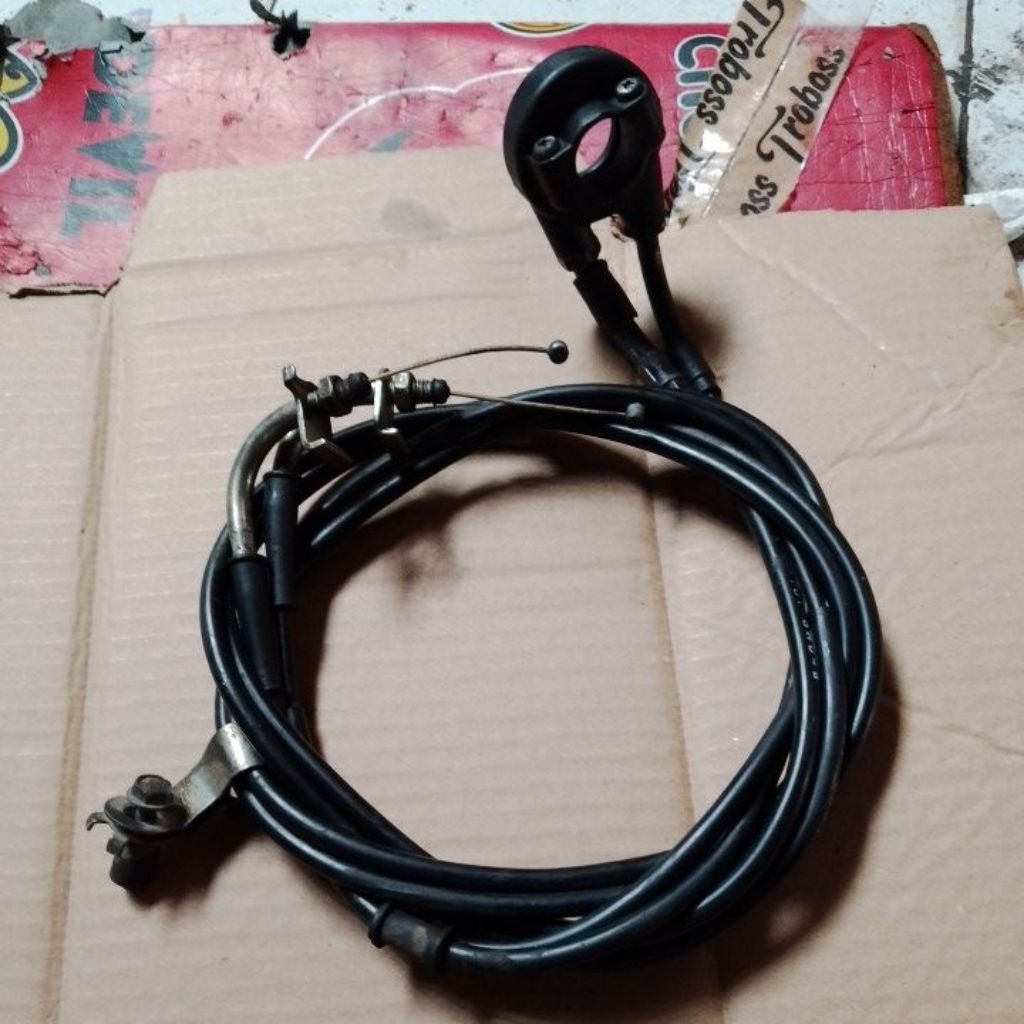 kabel gas motor beat alus beat pop barang seken asli cabutan