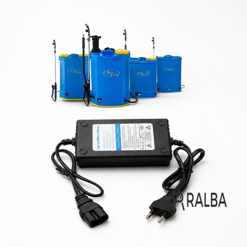 CHARGER SPRAYER ELEKTRIK 12V 2A CAS TANGKI SEMPROT PERTANIAN AUTO CUT OFF