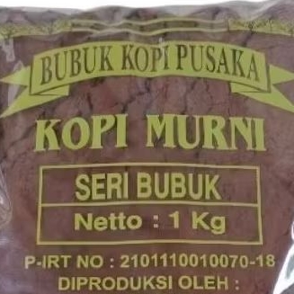 Bubuk Kopi Halus Murni Pusaka Aceh