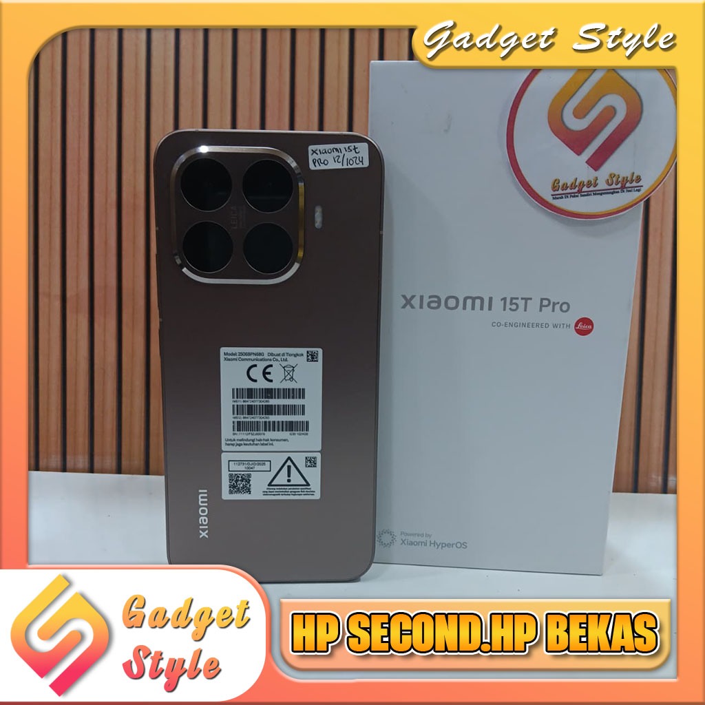 Xiaomi Mi 15T Pro Ram 12 Rom 1TB Second (Bekas) Gadget Style Store