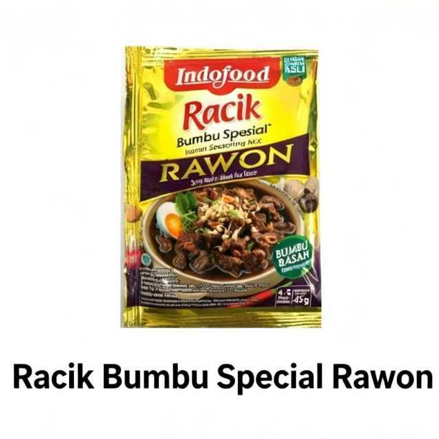 Racik Bumbu Spesial Rawon Indofood 45gr / racik rawon