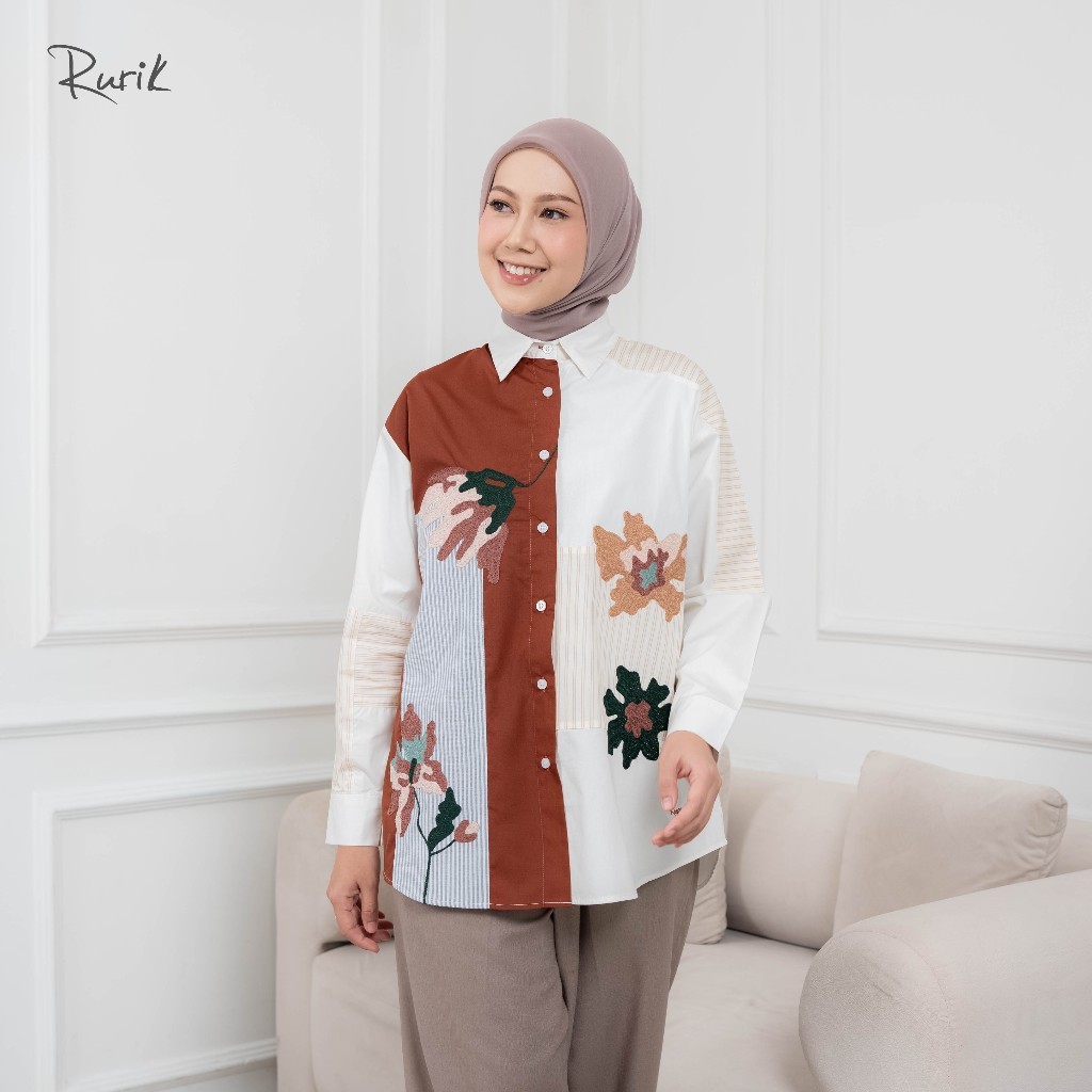 Rurik Kemeja Bordir Rurik Kienna Embroidery Shirt