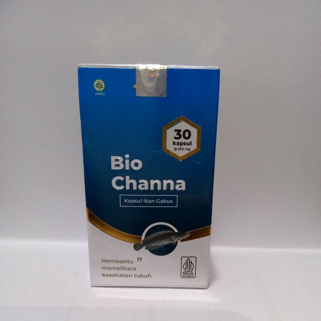 bio Channa kapsul ikan gabus 30 capsul