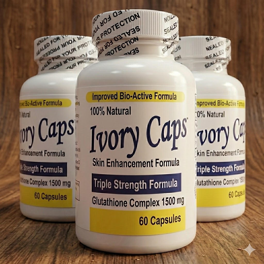 IVORY CAPS REDUCED L-GLUTATHIONE KAPSUL SUPLEMEN PEMUTIH BADAN WAJAH DAN TUBUH GLUTA ORIGINAL IMPORT