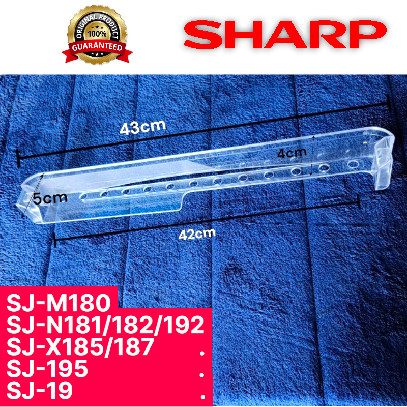 RAK BOTOL KULKAS SHARP 2 PINTU RAK BOTOL TENGAH KULKAS SJ-195 SJ-197 ORIGINAL