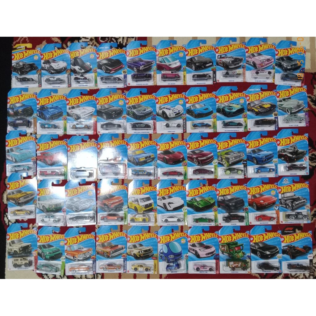 Paket Hot Wheels 72pcs (tidak ada yg kembar)