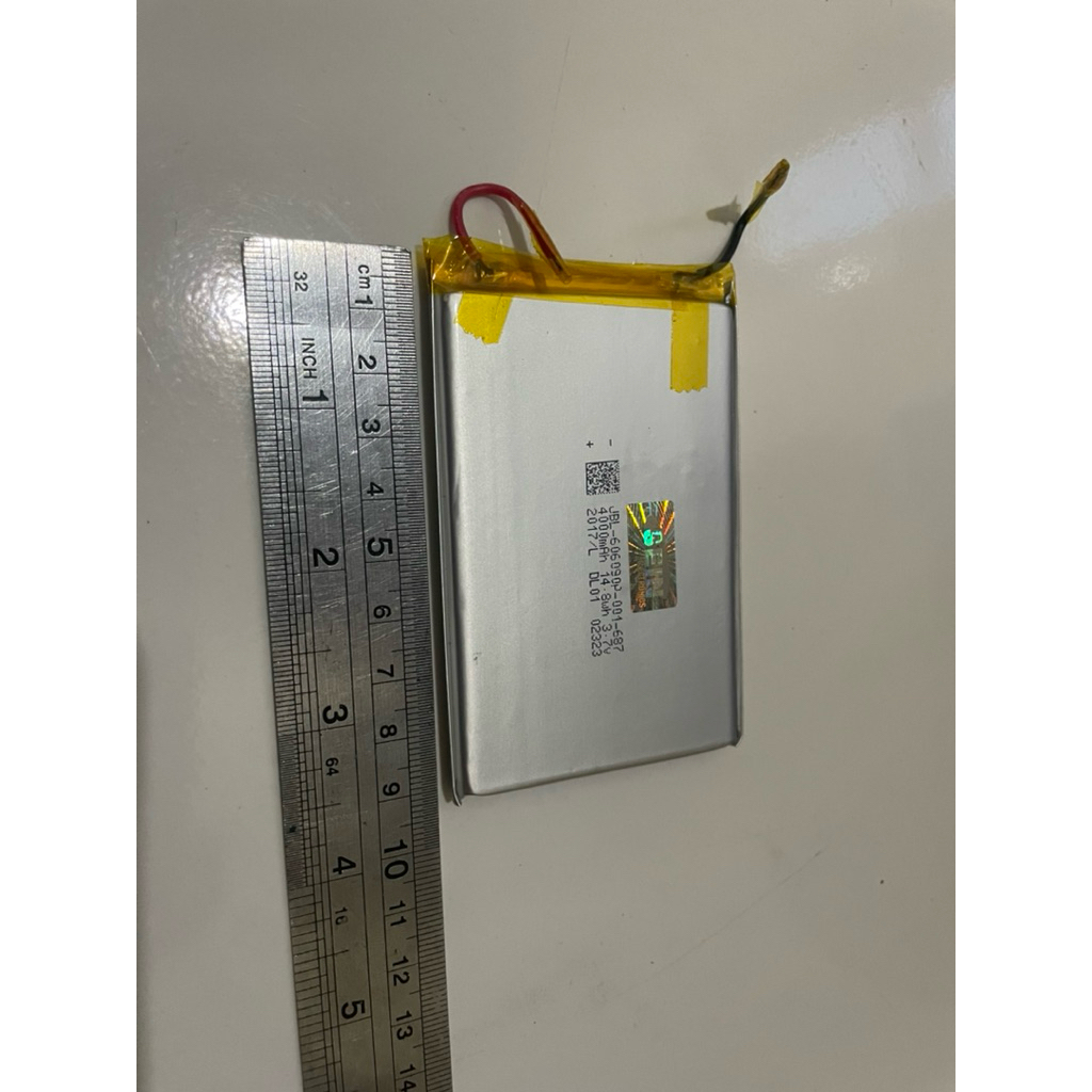 Baterai lithium polymer 3,7v 4000mah