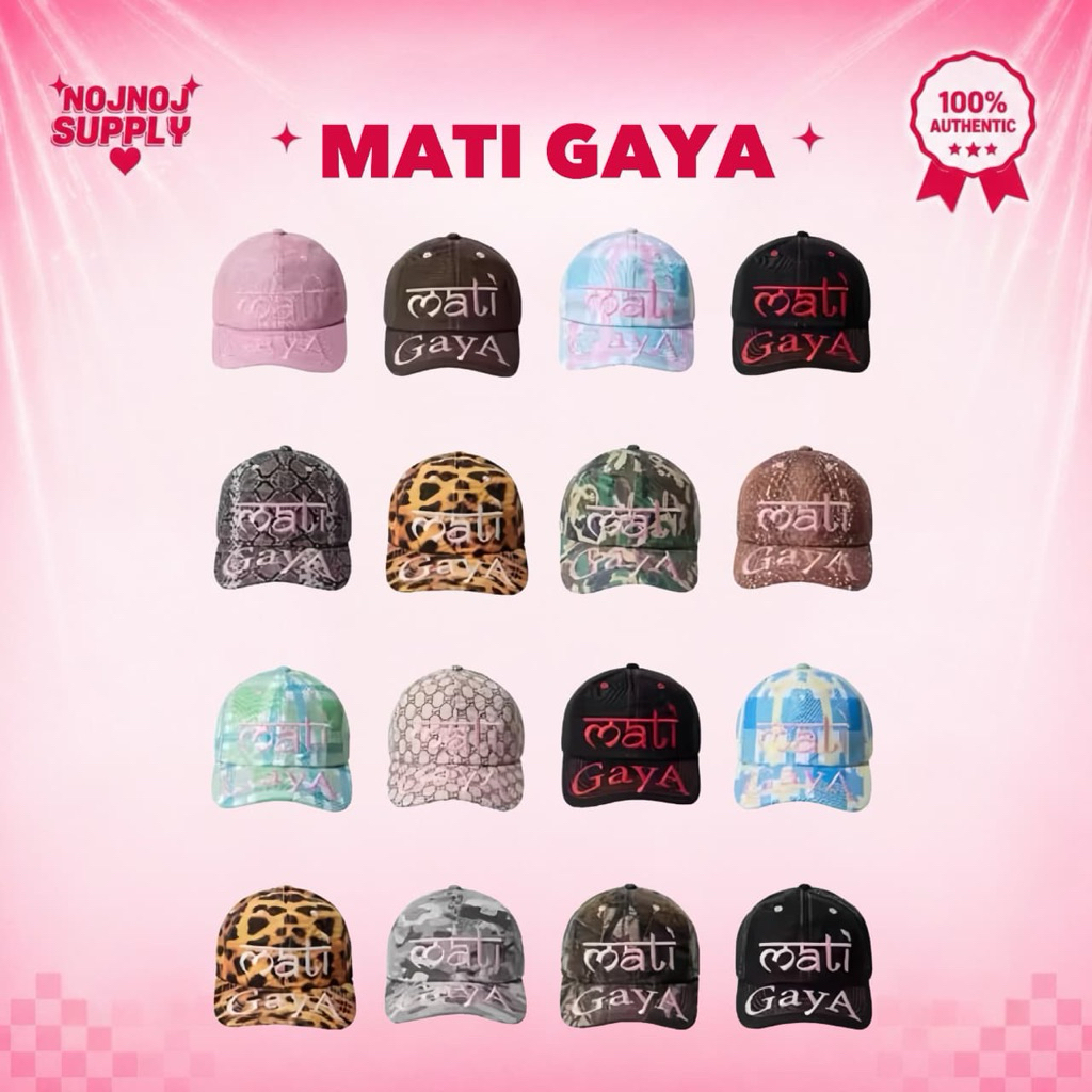 ORIGINAL 100% | TOPI MATI GAYA