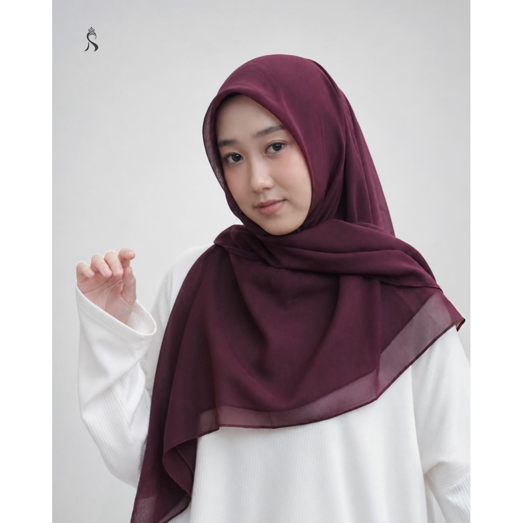kerudung paris japan/kerudung segiempat/hijab paris japan premium/kerudung paris japan gampang diatu