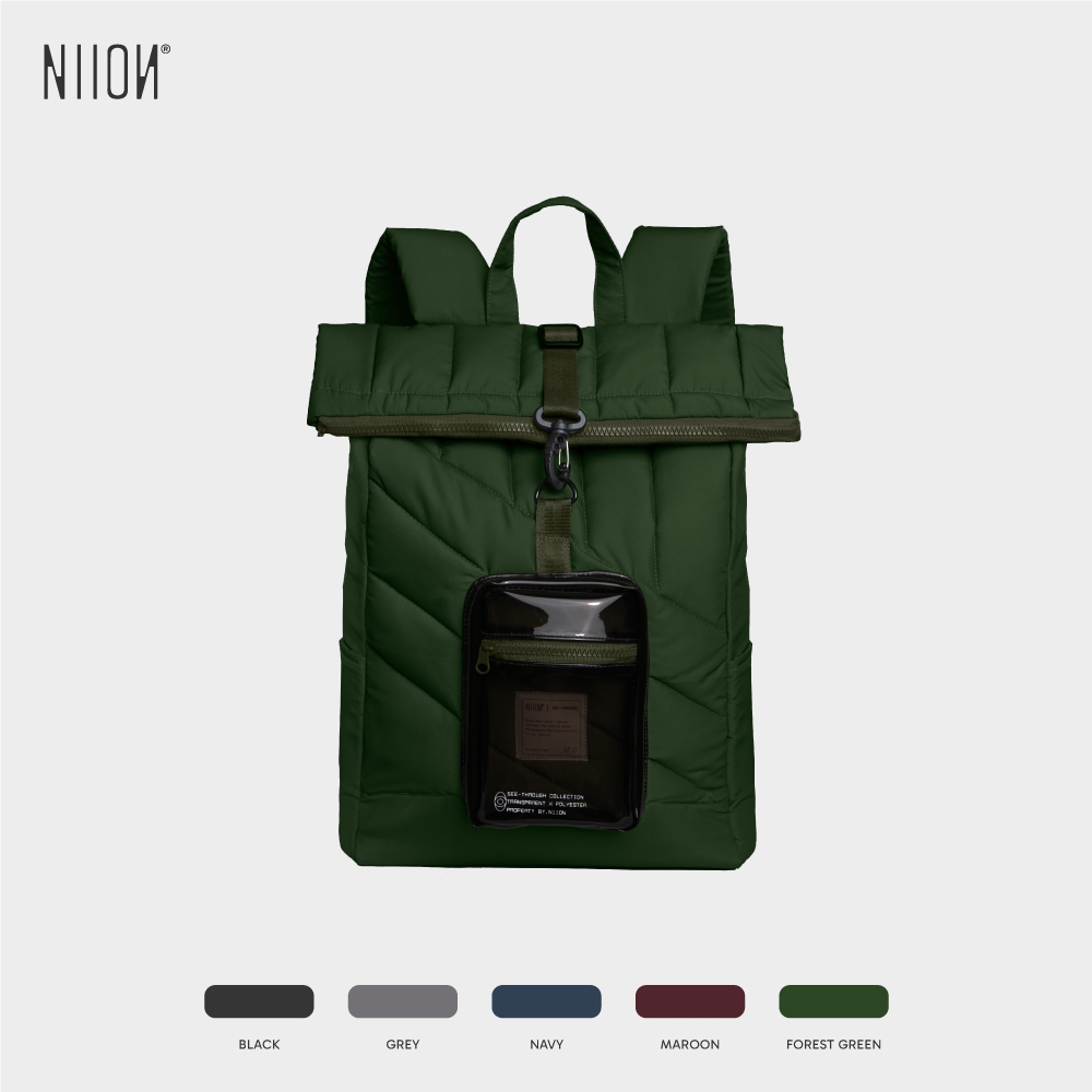 Niion Kaira Laptop Backpack / Tas Ransel Laptop 15inch Wanita Pria