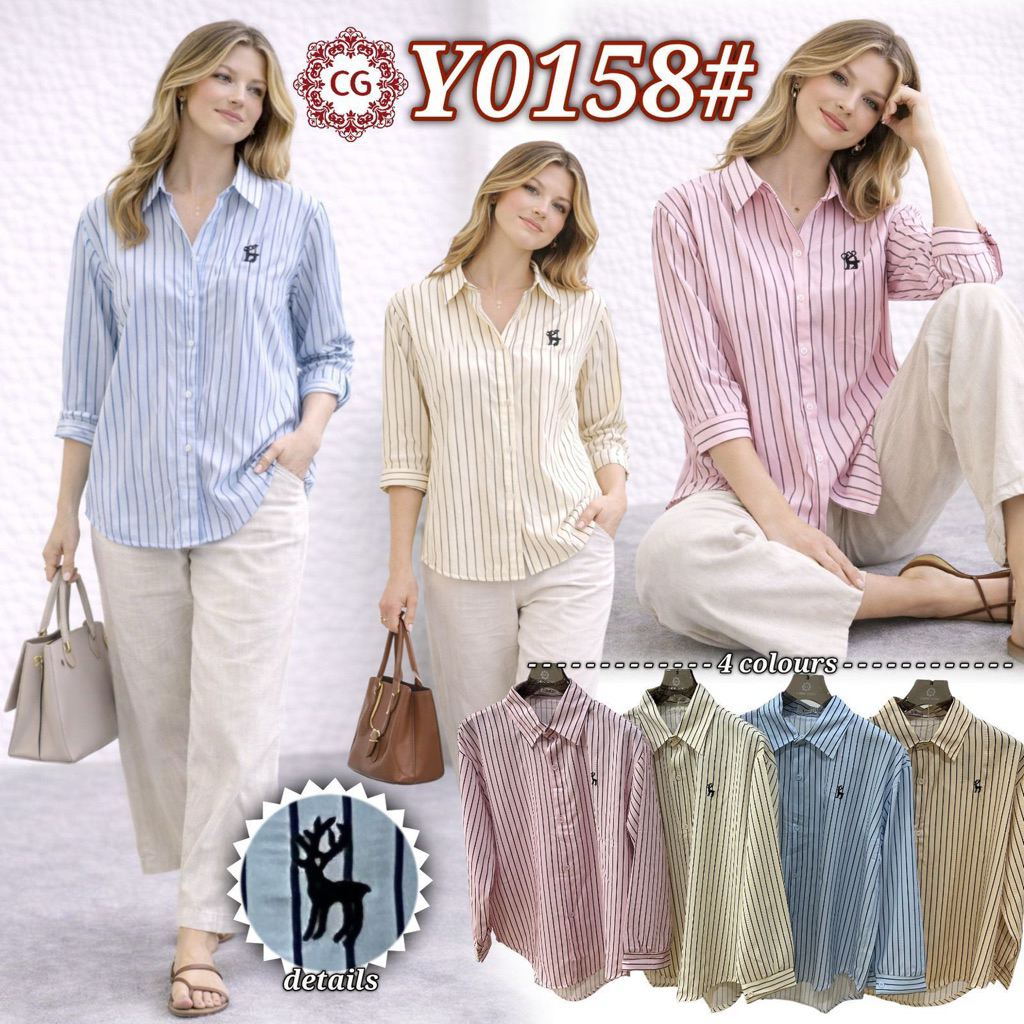 kemeja wanita import premium kemeja katun import premium kemeja olop