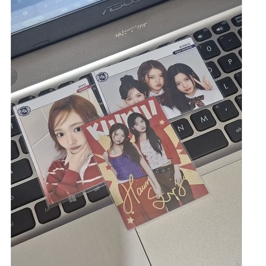 photocard kiiikiii teleca official haum & sui signed