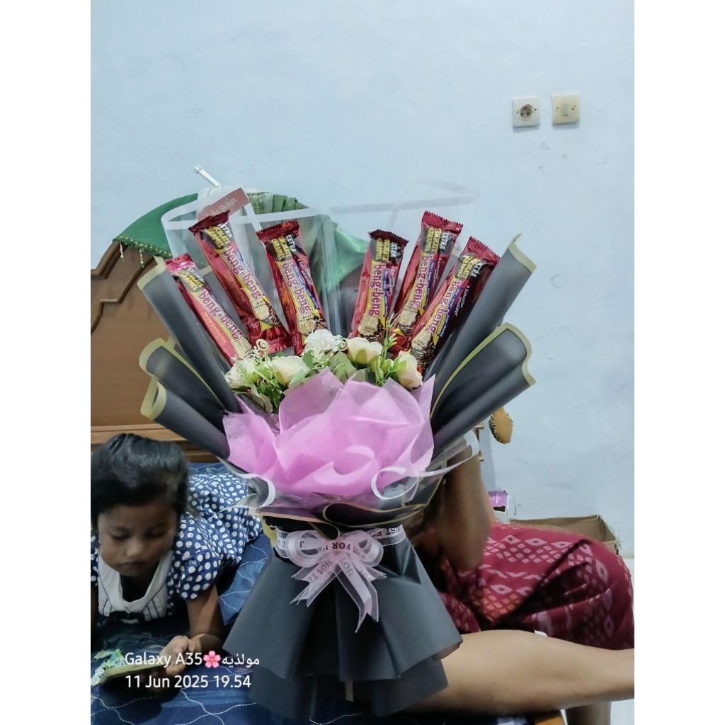 buket jajan atau kosong