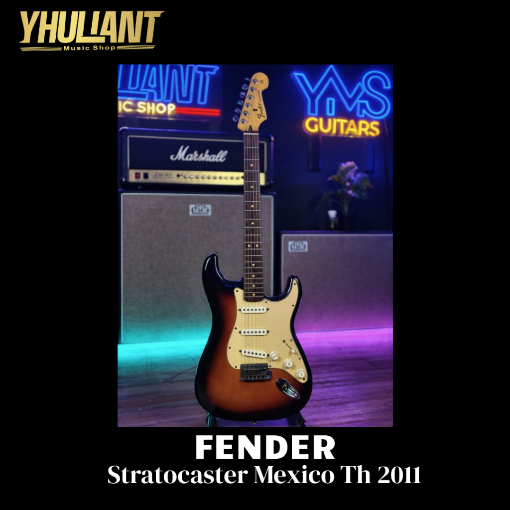 Fender Stratocaster Mexico Standard Thn 2011 Kondisi Second Oke