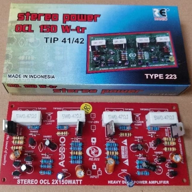 Kit power driver ocl stereo tip41 tip42 ( 223 )