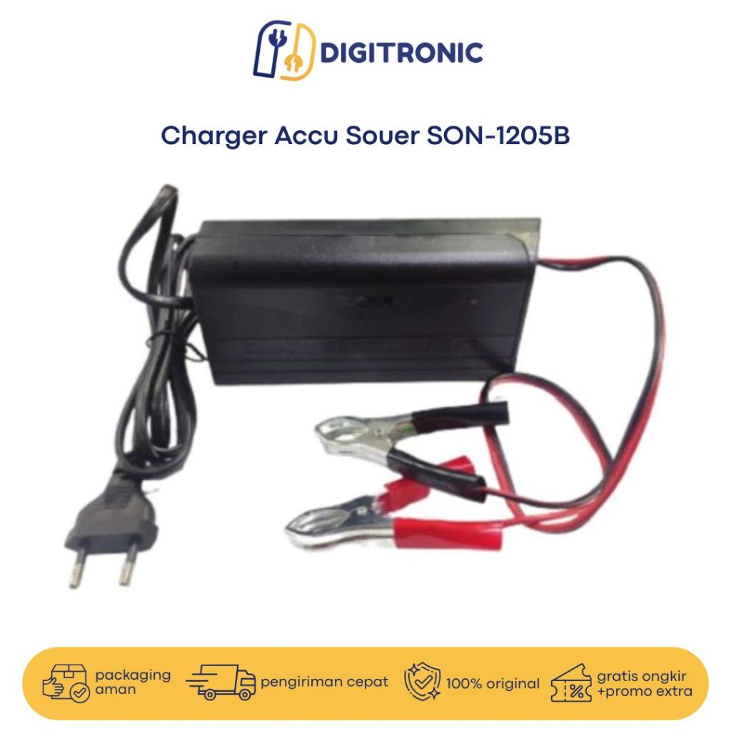 Charger Accu Cas Aki Smart Fast Charger Souer SON-1205B 5A