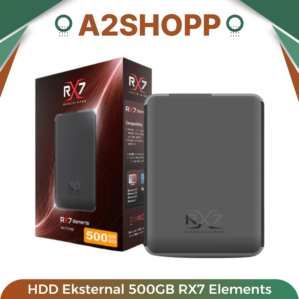 Hard Disk Eksternal RX7 Elements Expansion 500GB / Harddisk Eksternal