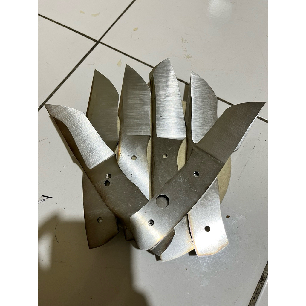pisau blank baja D2