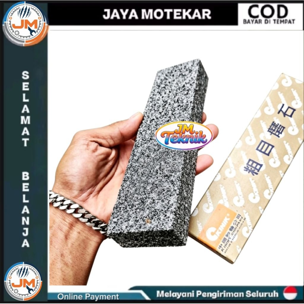 Batu Asah Kinik Original Batu Gosok Besar Batu Asah Pisau Parang Golok 6 Inch
