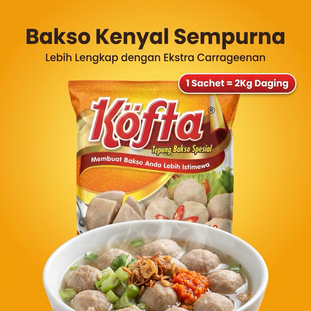 [GROSIR] KOFTA Tepung Bakso Spesial