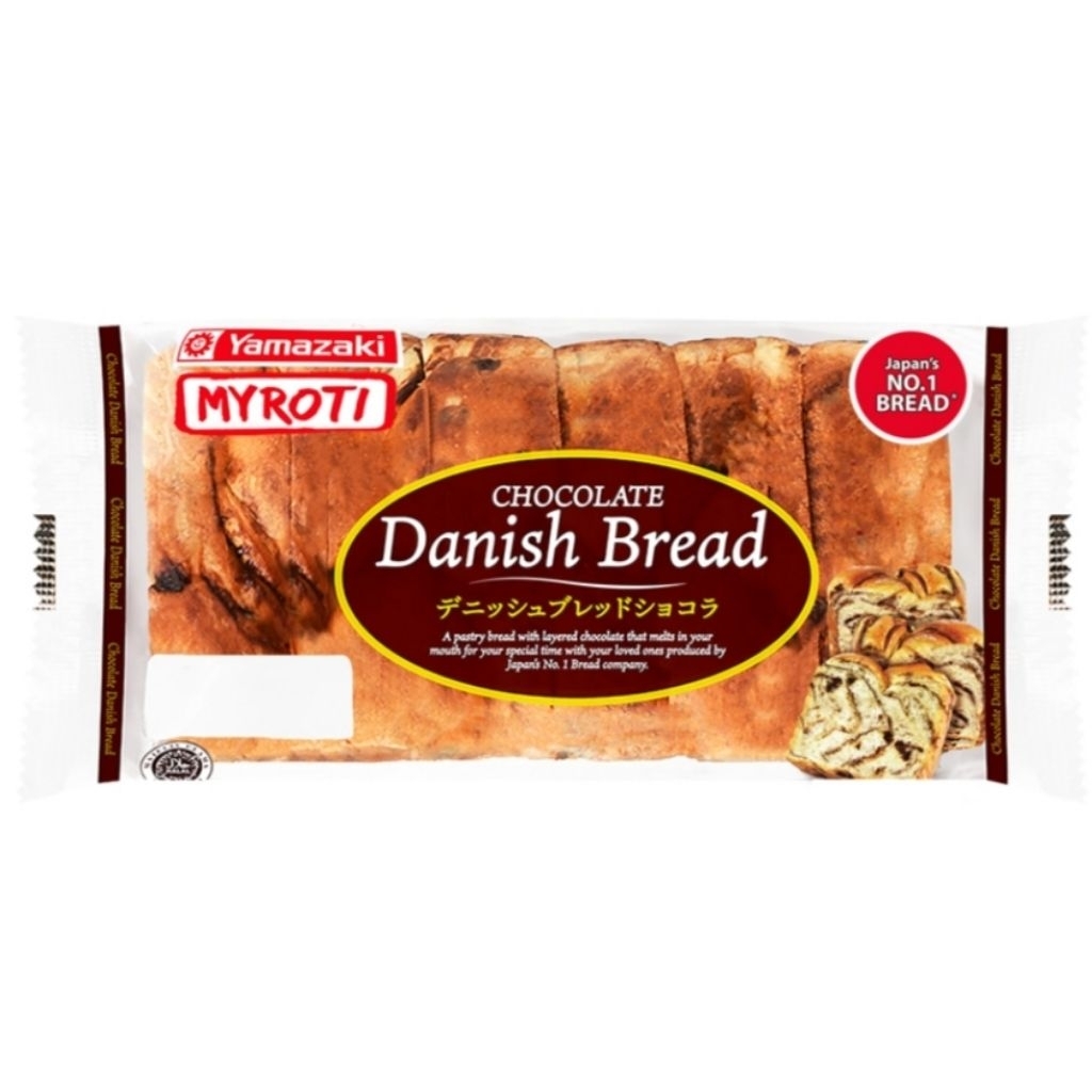 MyRoti Danish Bread Roti Cokelat 200gr