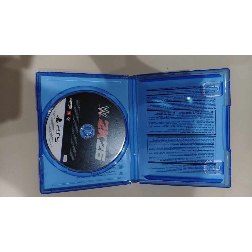 bd ps5 wwe 2k26 second like new no dlc