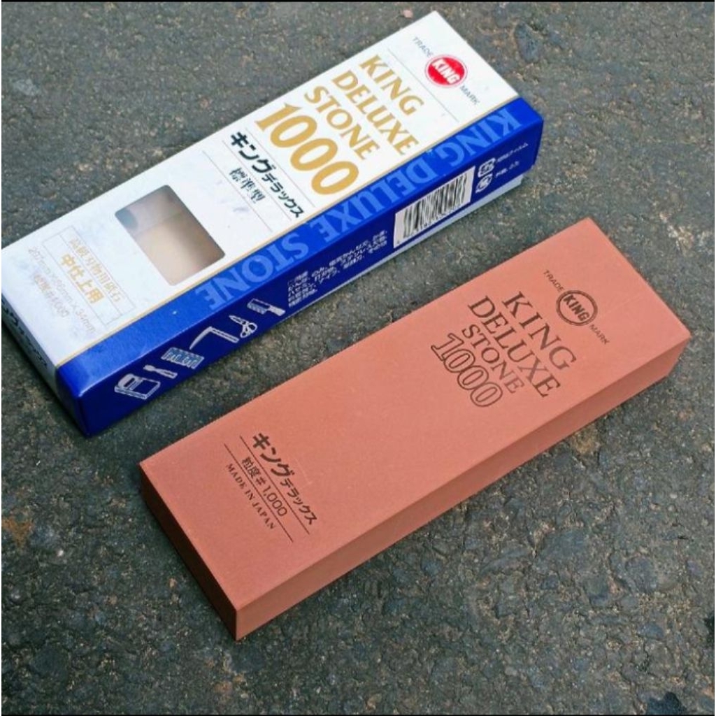 Batu Asah KING Deluxe Jepang Grit #1000 Asahan batu berkualitas tinggi KING Made in Germany