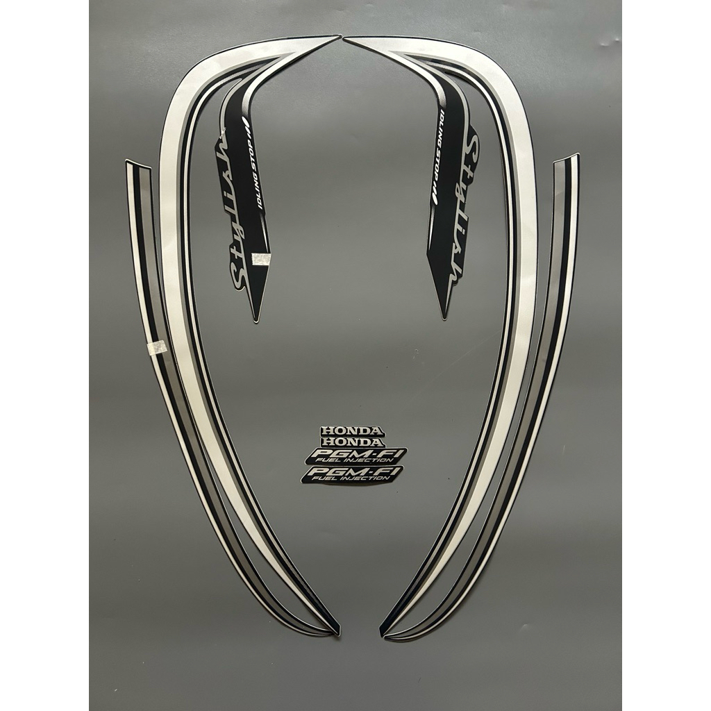 STRIPING STIKER SCOOPY STYLISH 2016 HITAM GRADE ORI