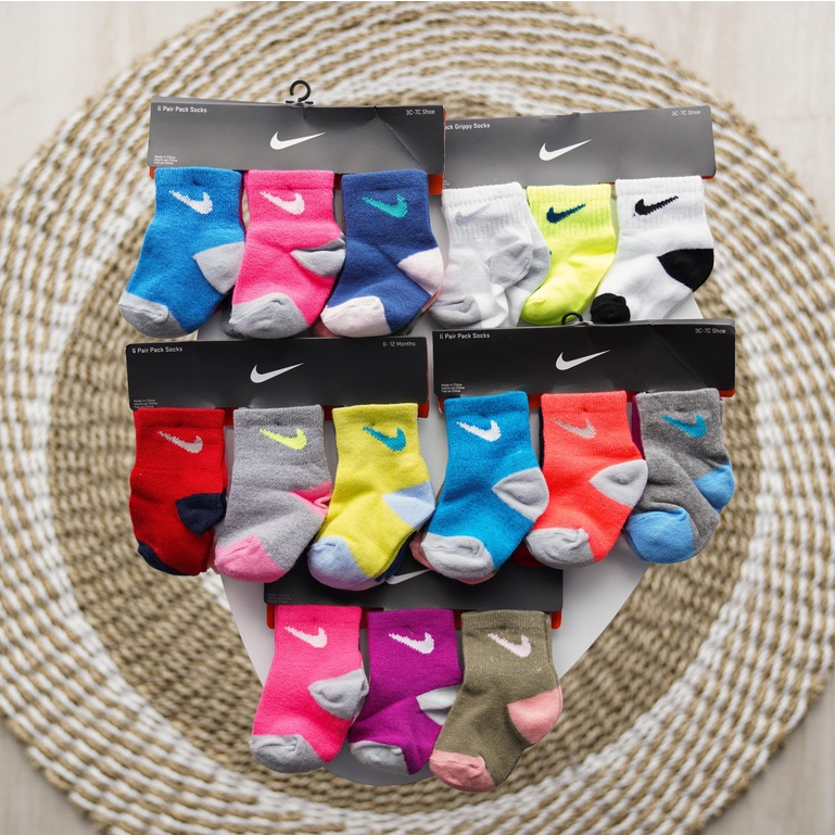 Nike Sock Kids / Puma Sock Kids - Kaos Kaki Anak Nike/Puma Original (0-24 Bulan)